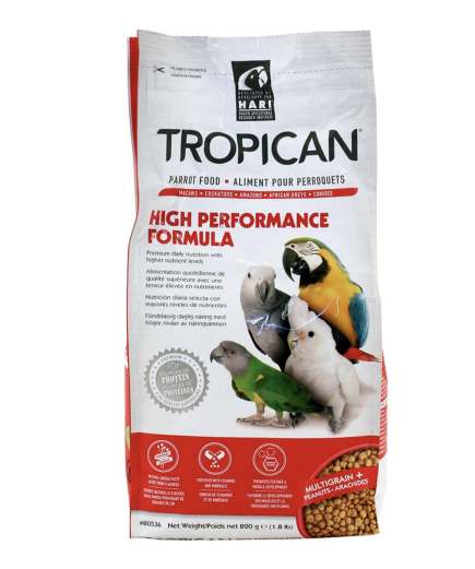 Hagen Hari Tropican Parrot High Performance Granules 820g